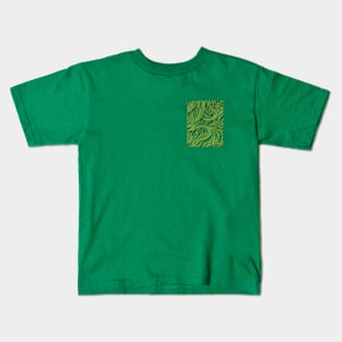 Emerald Entanglement for Modern Aesthetic Kids T-Shirt